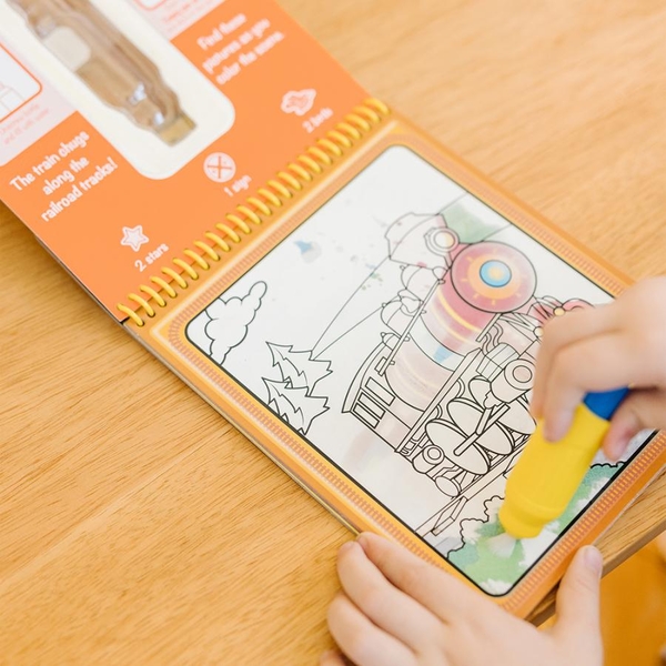 Водная раскраска с ручкой Melissa & Doug Water WOW Транспорт (SM93200/6074877) - Pampik - 6