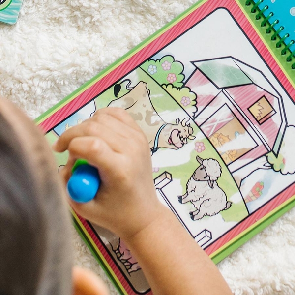 Водная раскраска с ручкой Melissa & Doug Water WOW Животные (SM93200/6074878) - Pampik - 6