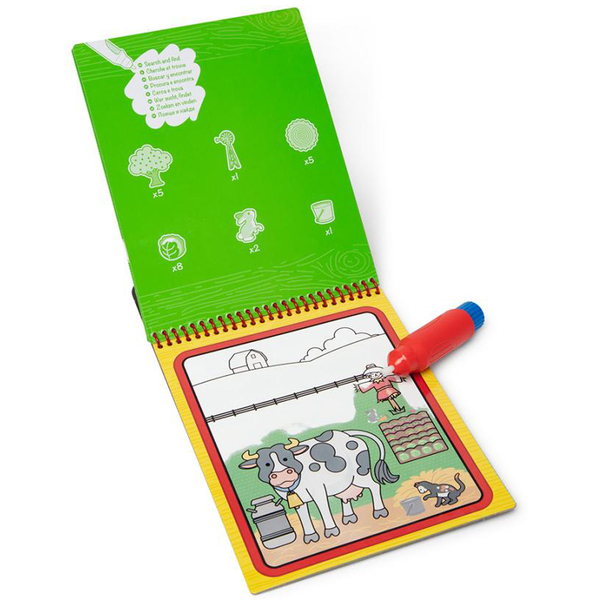 Водная раскраска с ручкой Melissa & Doug Water WOW Ферма (SM93200/6074888) - Pampik - 2