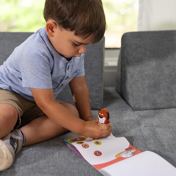 Набор из блокнота и штампа с наклейками Melissa & Doug Sticker WOW! Щенок (SM93205/6074891) - Pampik - 8