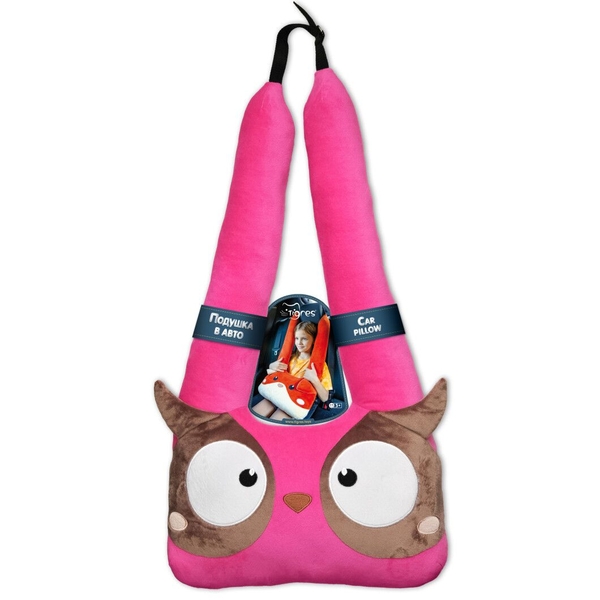 Подушка для дітей в авто Tigres Сова, 70 см (ПД-0474) - Pampik