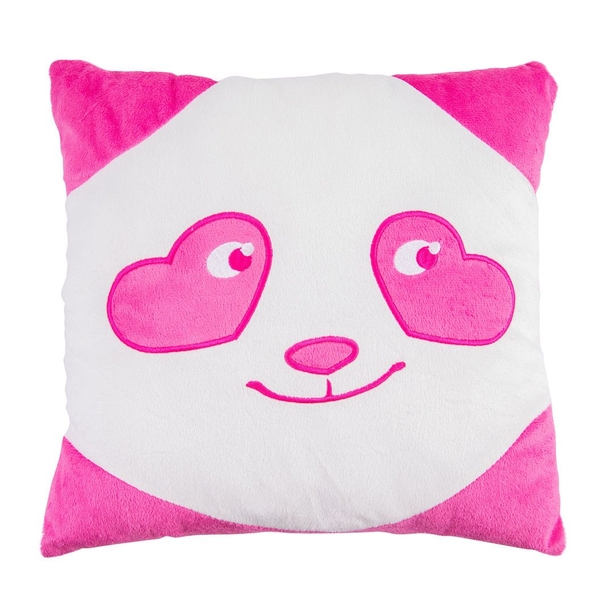 Подушка декоративная Tigres Панда Смайл влюбленный (ПД-0152) - Pampik