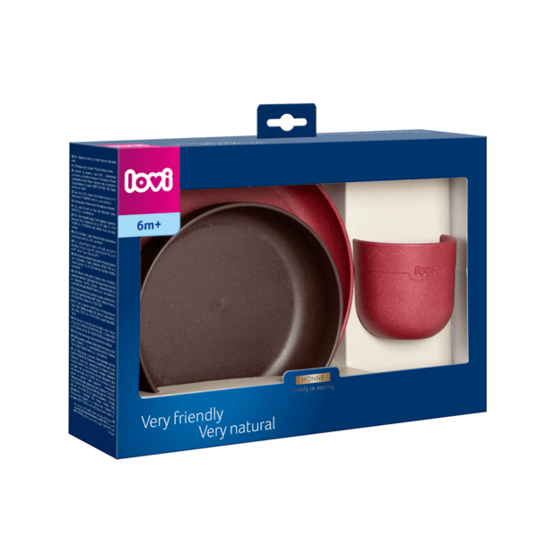 Набір посуду LOVI з чашкою Tamarillo (21/532_red) - Pampik - 4