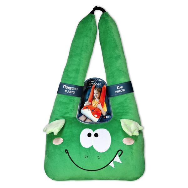 Подушка для детей в авто Tigres Дракончик, 70 см (ПД-0473) - Pampik