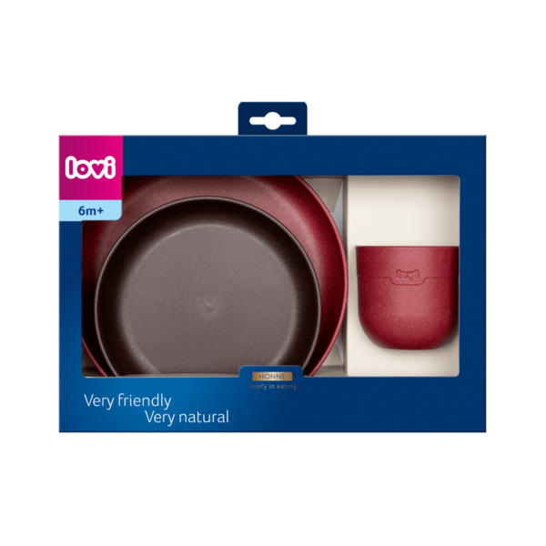 Набір посуду LOVI з чашкою Tamarillo (21/532_red) - Pampik