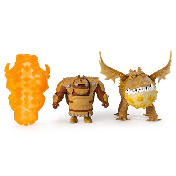 Набор фигурок Spin Master Dragons Как приручить дракона 3: дракон Сарделька и всадник Рыбоног (SM66621/6356) - Pampik - 2
