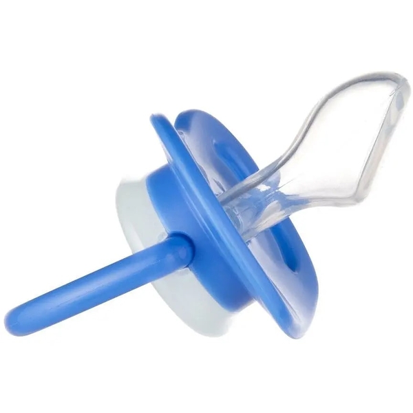 Пустушка силіконова анатомічна Canpol babies Love&sea Крабик, 0-6 міс., блакитний (22/506_blu_new) - Pampik - 2