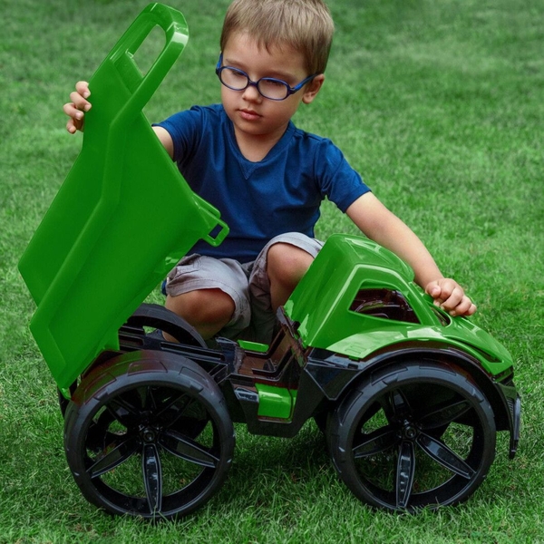 Самосвал Wader Maximus, 59 см, зеленый (64010) - Pampik - 5