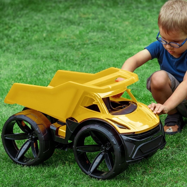 Самосвал Wader Maximus, 59 см, желтый (64030) - Pampik - 7