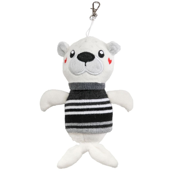 М'яка іграшка-брелок Tigres Морський котик Ліон, 15 см (ІГ-0274) - Pampik