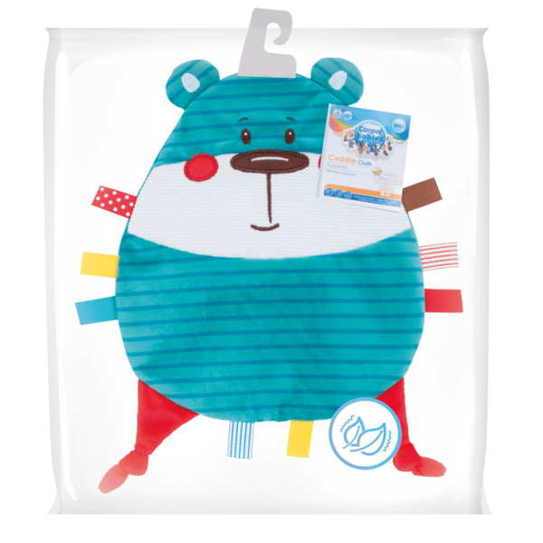 Іграшка плюшева Canpol babies Лісові друзі, блакитний (68/045_blu) - Pampik - 3