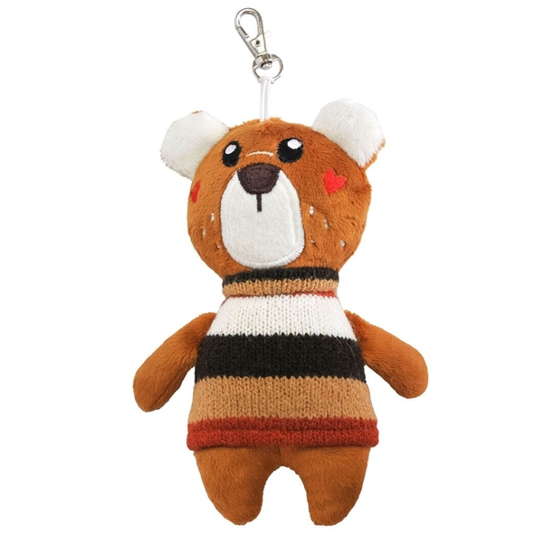 М'яка іграшка-брелок Tigres Ведмедик Боб, 15 см (ІГ-0270) - Pampik