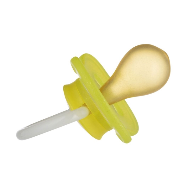 Пустушка латексна Canpol babies Space кругла, 0-6 місяців, жовтий (23/221_yel_new) - Pampik - 2