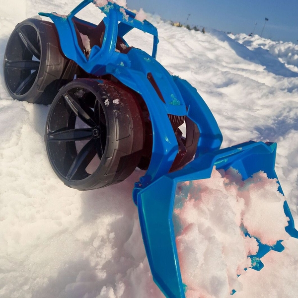 Бульдозер Wader Maximus, 68 см, синий (64520) - Pampik - 7