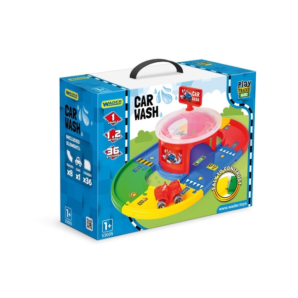 Ігровий набір Wader Play Tracks Basic Автомийка (53005) - Pampik - 3