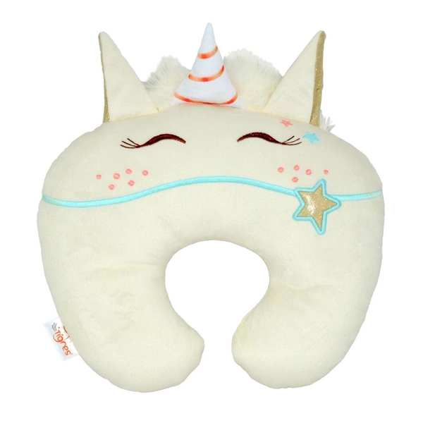 Подушка-підголовник Tigres Єдиноріг Лілу, білий (ПД-0459) - Pampik - 2