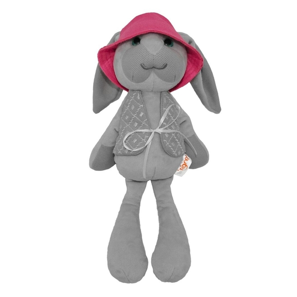 М'яка іграшка Tigres Зайчик Стефі, 21 см (ЗА-0070) - Pampik - 2