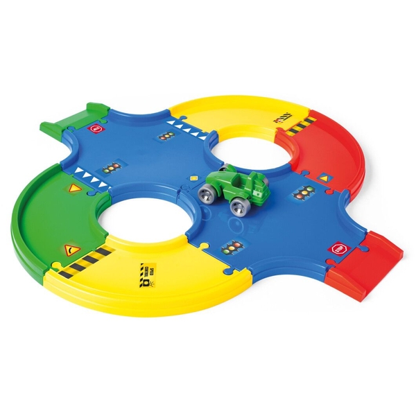 Игровой набор Wader Play Tracks Basic Перекресток (53002) - Pampik - 2