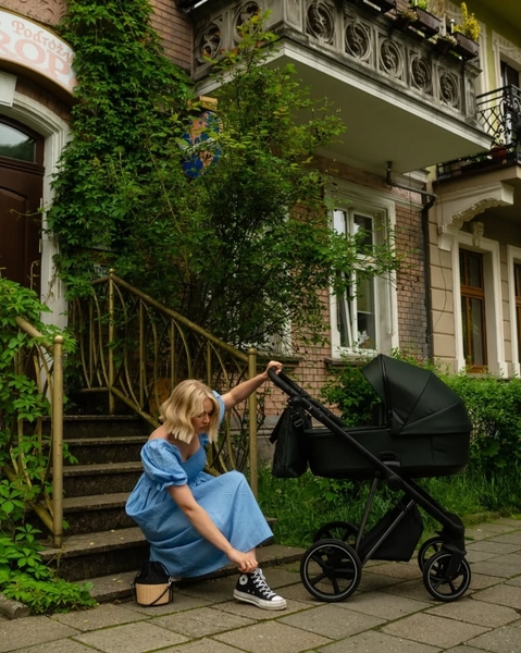 Універсальна коляска 2в1 Roan Ivi True Black 2.0 (R-I-TB) - Pampik - 3