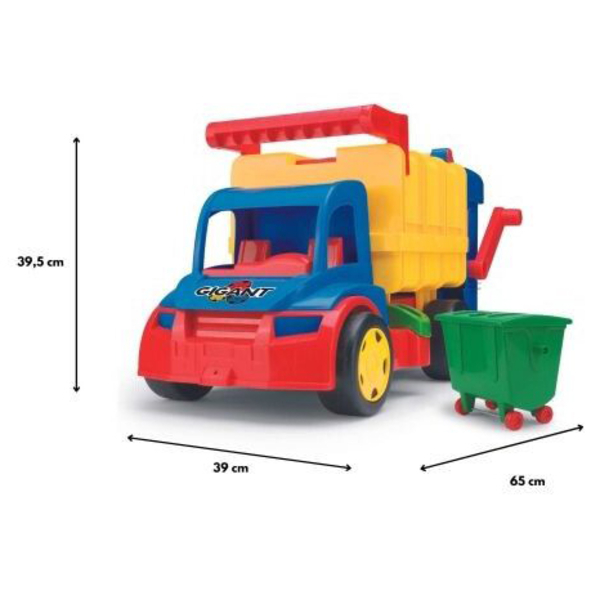 Мусоровоз Wader Gigant, 65 см (67013) - Pampik - 2
