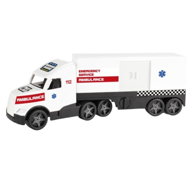 Автомобіль Wader Magic Truck Швидка допомога, білий (36211) - Pampik