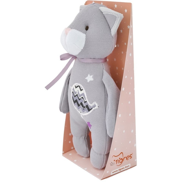 М'яка іграшка Tigres Котик Star, 29 см (КО-0074) - Pampik - 3