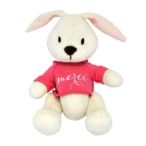 М'яка іграшка Tigres Зайчик Джессі Merci, 25 см, молочний (ЗА-0059) - Pampik