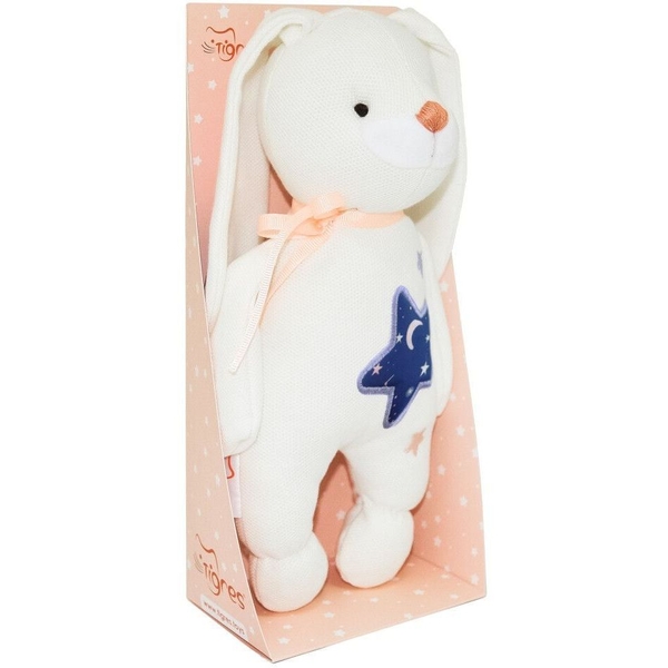 М'яка іграшка Tigres Зайчик Star, 29 см (ЗА-0061) - Pampik - 2
