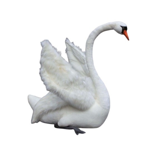 М'яка іграшка Hansa Лебідь Білий, 125 см (4610) - Pampik
