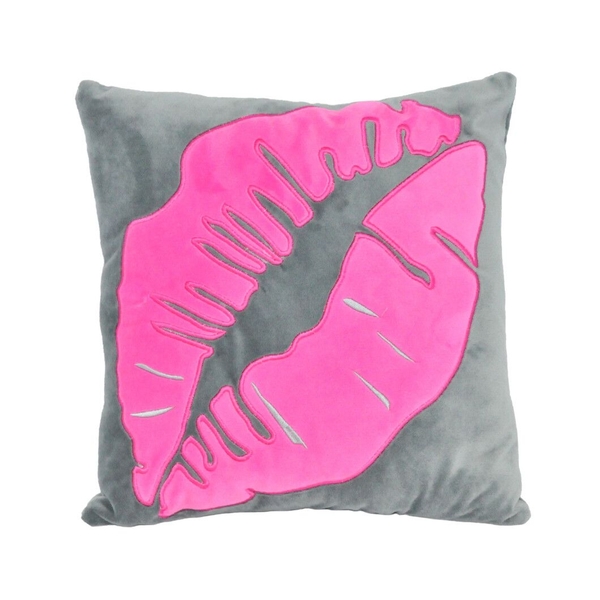 Подушка декоративна Tigres Pink lips, 33х33 см (ПД-0369) - Pampik