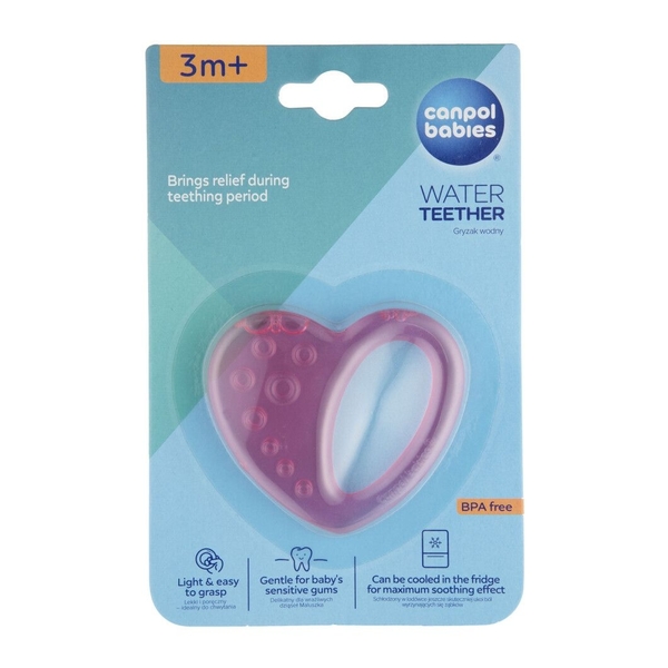 Прорізувач Canpol babies Серце, рожевий (2/294) - Pampik - 2
