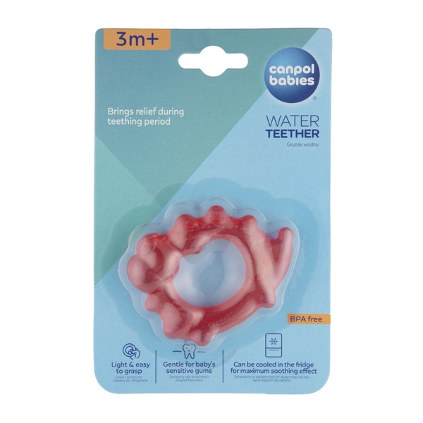 Прорізувач Canpol babies Їжачок, червоний (2/008) - Pampik - 2