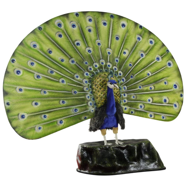 М'яка іграшка Hansa Павич на скелі, ширина 130 см (7687) - Pampik