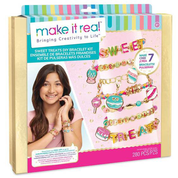 Набір для створення шарм-браслетів Make it Real Солодкі смаколики (MR1728) - Pampik