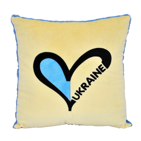 Подушка декоративна Tigres Ukraine, 33х33 см (ПД-0440) - Pampik