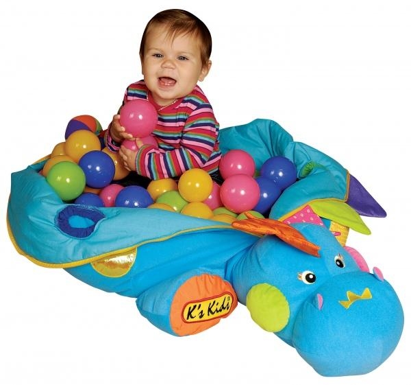 Басейн з кульками Ks Kids Блакитний дракончик - Pampik - 2