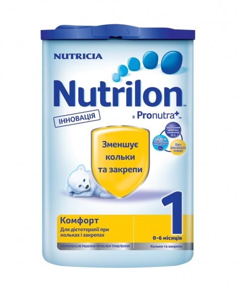 Суха молочна суміш Nutrilon Комфорт 1, 800 г - Pampik