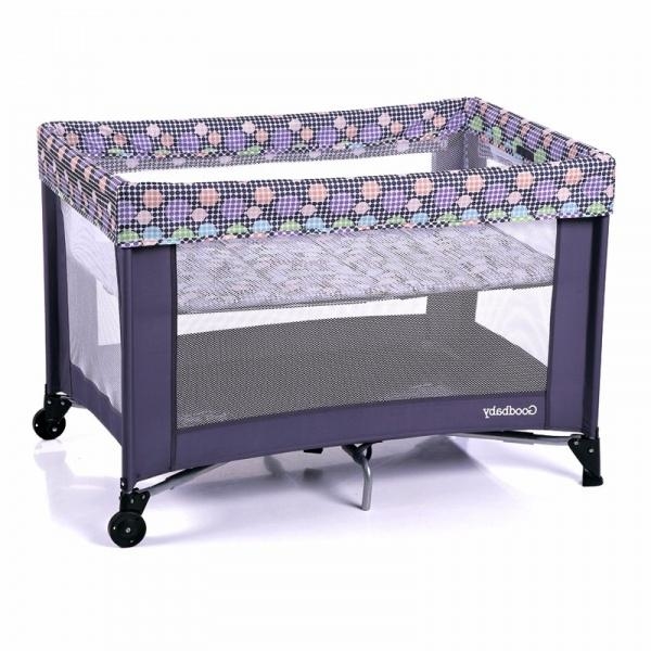 Манеж дитячий Geoby H942T-W3NZ, бузковий - Pampik