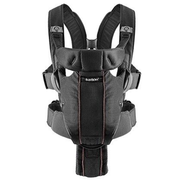 Рюкзак-кенгуру Babybjorn Baby Carrier Miracle Mesh, черный (96002) - Pampik - 2