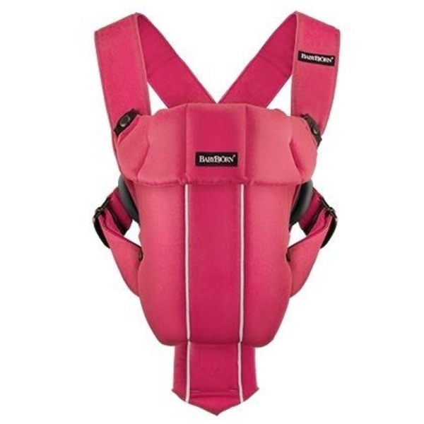 Рюкзак-кенгуру Babybjorn Baby Carrier Original, малиновий - Pampik - 2