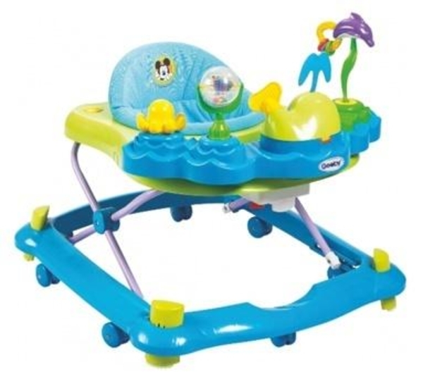 Ходунки Geoby XB 20С-FSG, салатовий із синім - Pampik