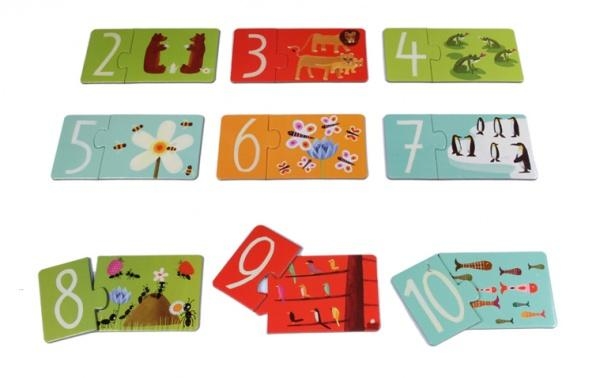 Развивающая игра-пазл Djeco Посчитай - Pampik - 5