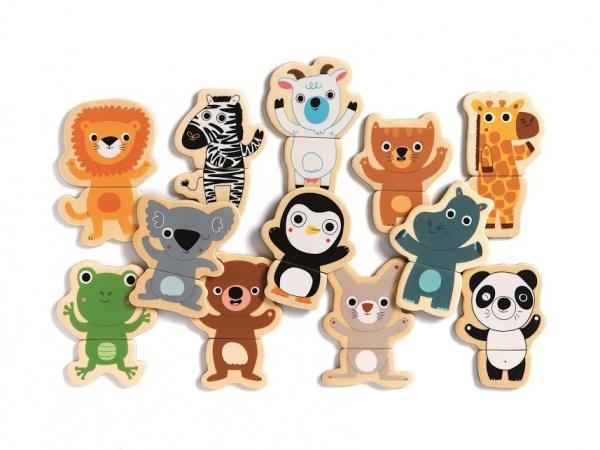 Магнітна гра Djeco Забавні тварини (DJ03118) - Pampik - 2