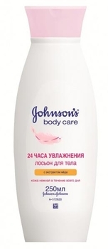 Лосьон для тела Johnson`s® 24 часа увлажнения с медом, 250 мл - Pampik