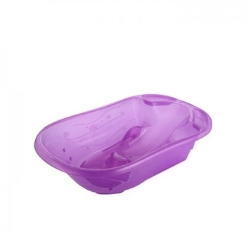 Анатомическая ванночка Maltex со сливом, фиолетовая, 92 см - Pampik