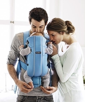 Рюкзак-кенгуру Babybjorn Baby Carrier Original, блакитний - Pampik