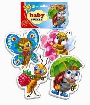 Пазл для найменших Vladi Toys Забавні комахи (VT1106-82) - Pampik