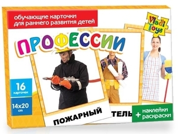 Розвиваючі картки Vladi Toys Професії (рос.) (VT5700-05) - Pampik