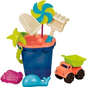Набір Battat для гри з піском і водою Ведерко Море (BX1330Z) - Pampik