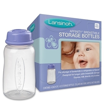 Набор контейнеров для сбора и хранения грудного молока Lansinoh 150 мл, 4 шт. - Pampik